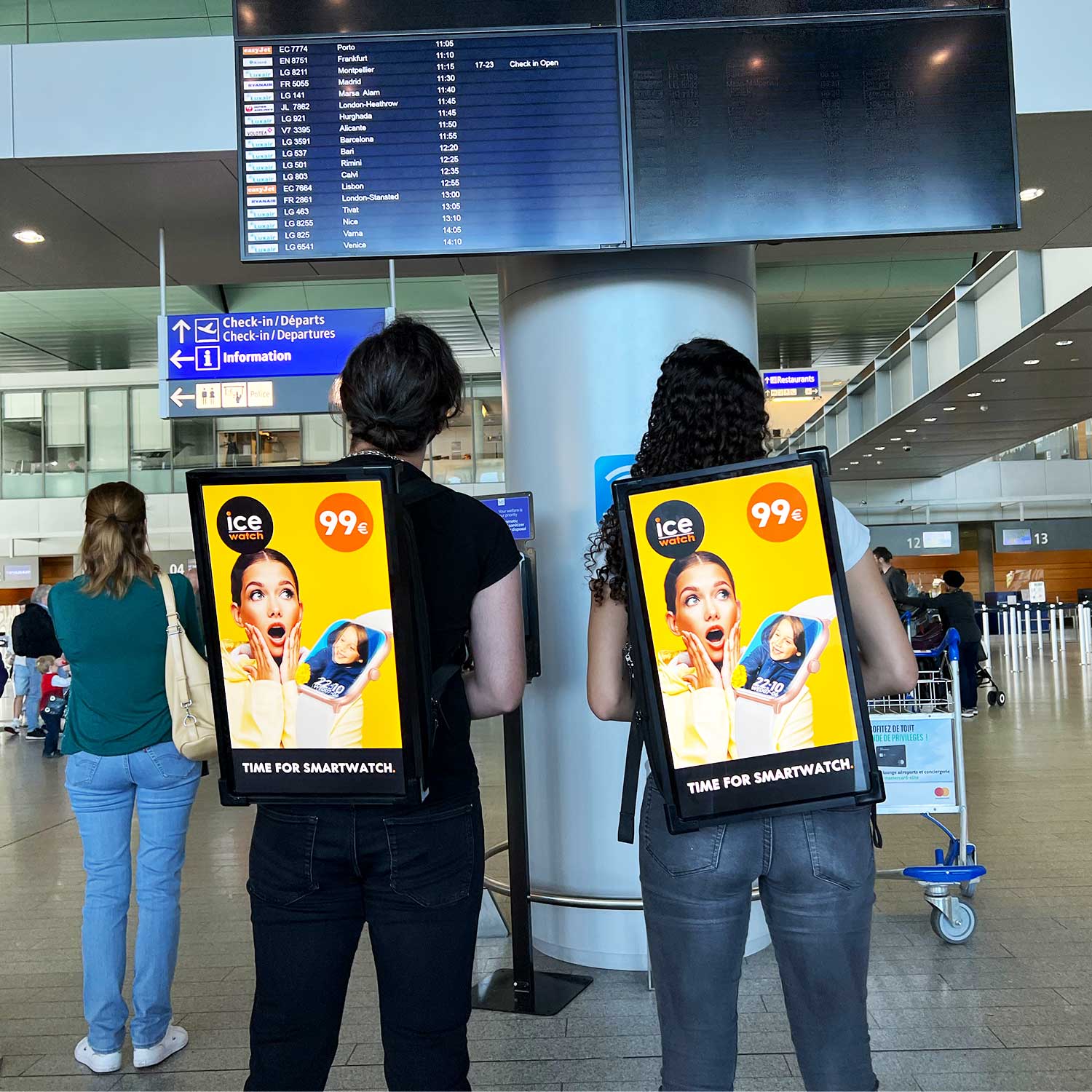 Ice Watch – Promotion du Pop-up Store à l'aéroport de Luxembourg